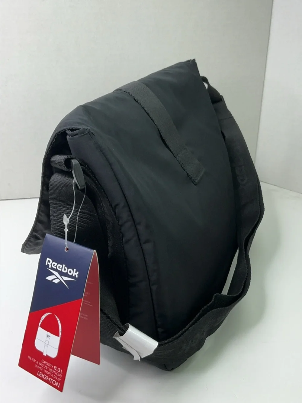 Reebok Black Leighton Crossbody Bag